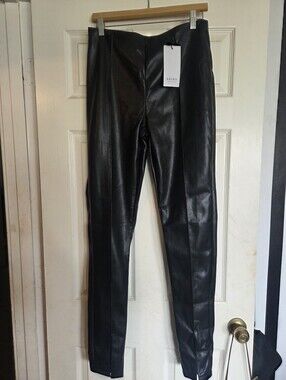 AKIRA Black PU Leggings
